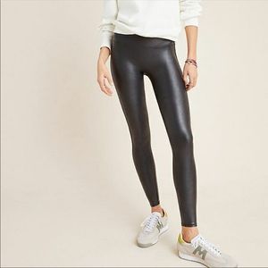 SPANX Faux Leather Leggings Black Large